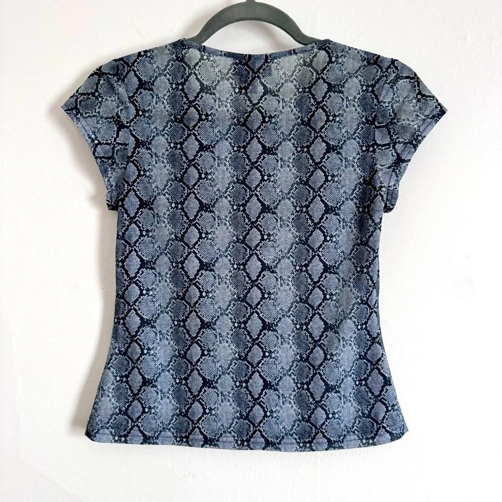 Vintage Semi-sheer Snakeprint (Python) Matching Set - Picture 4 of 8